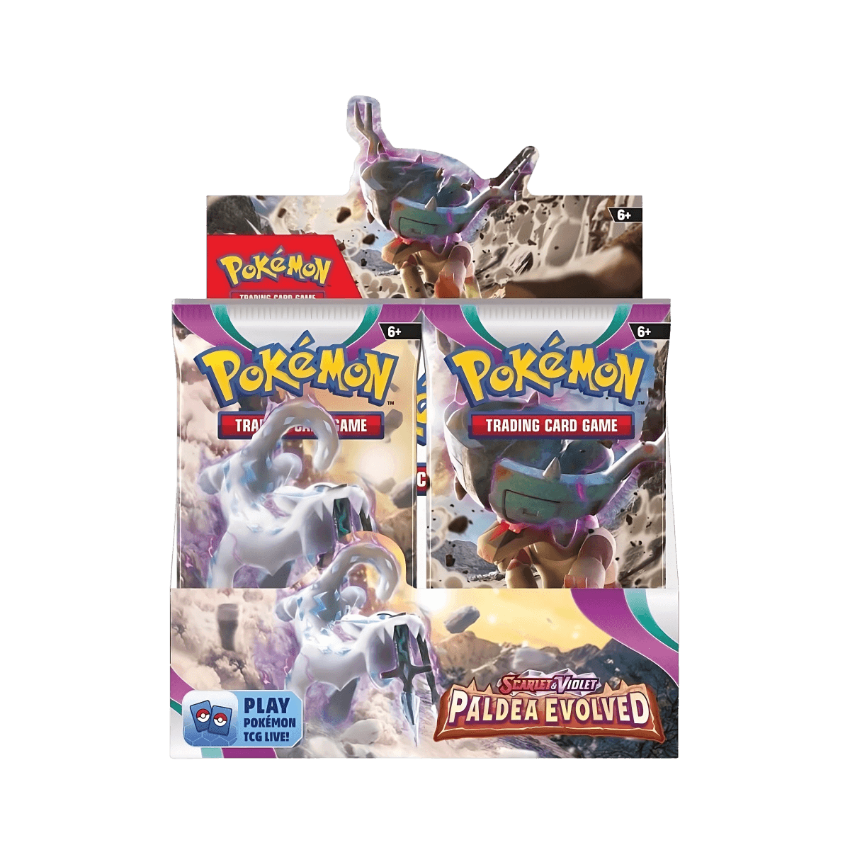 Pokemon TCG - Scarlet & Violet - Paldea Evolved Display Case (6x Booster Boxes)